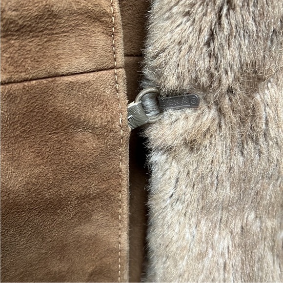 Brown Faux fur Coat jacket - Picture 3 of 3